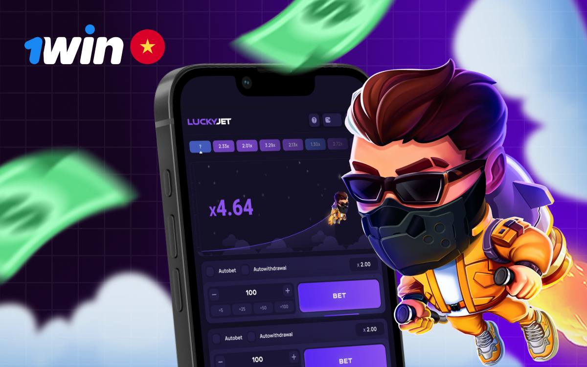 Tham gia trò chơi Lucky Jet trên 1win và bắt đầu chơi ngay.