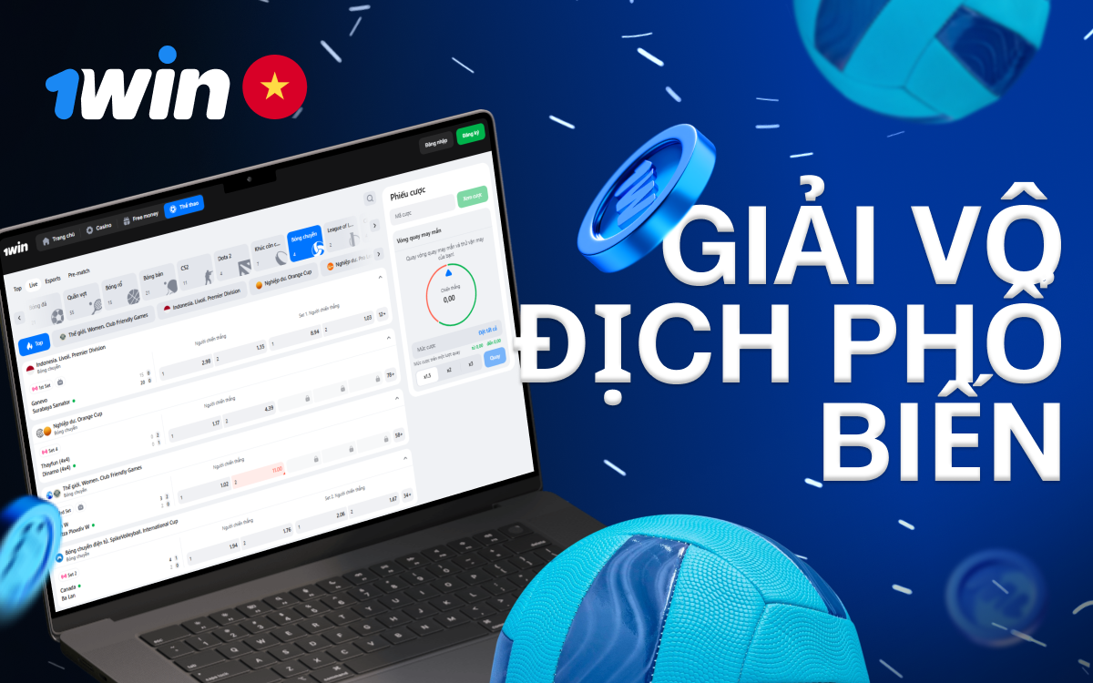 Khám phá các giải đấu và vô địch bóng chuyền phổ biến để cược tại 1win.