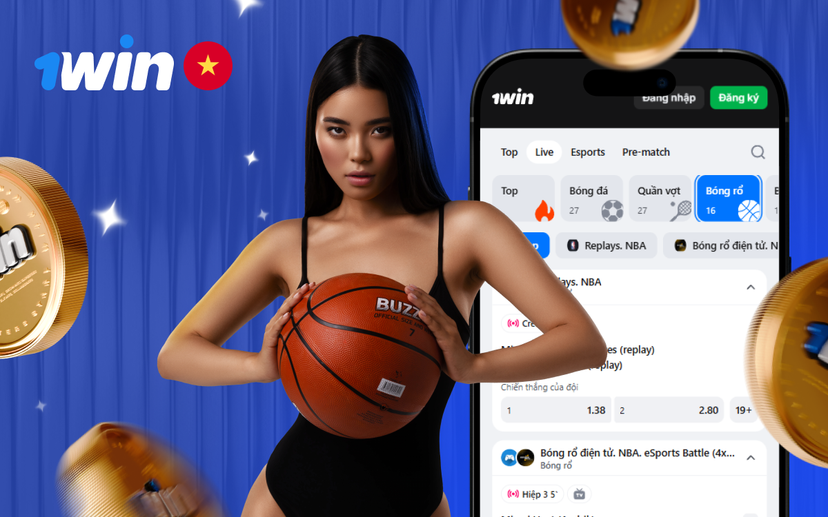 Tìm hiểu các loại cược bóng rổ phổ biến trên 1win.
