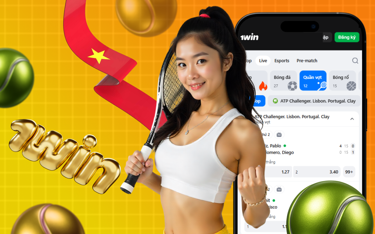 Các loại cược quần vợt 1win Tìm hiểu các loại cược quần vợt phổ biến trên 1win.