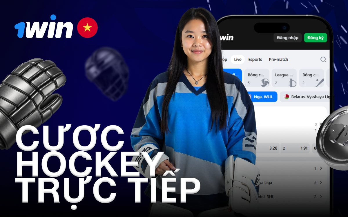 Tham gia cược hockey trực tiếp và theo dõi trận đấu tại 1win.