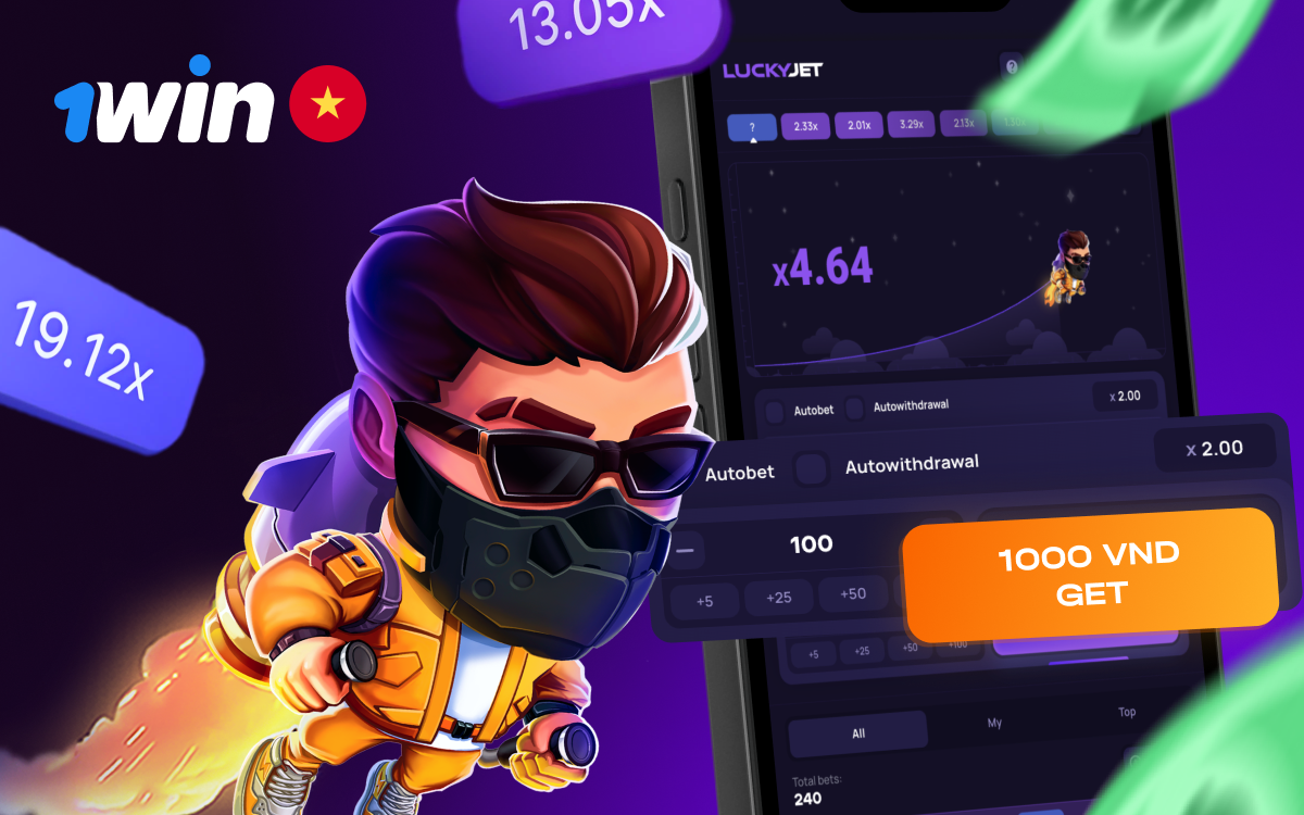 Khám phá Lucky Jet – trò chơi giải trí nổi tiếng trên 1win.