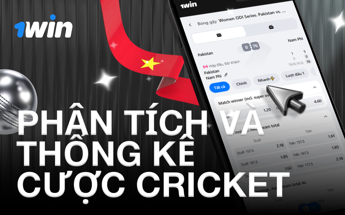Phân tích & thống kê cricket Xem phân tích và thống kê chi tiết để cược cricket hiệu quả tại 1win.