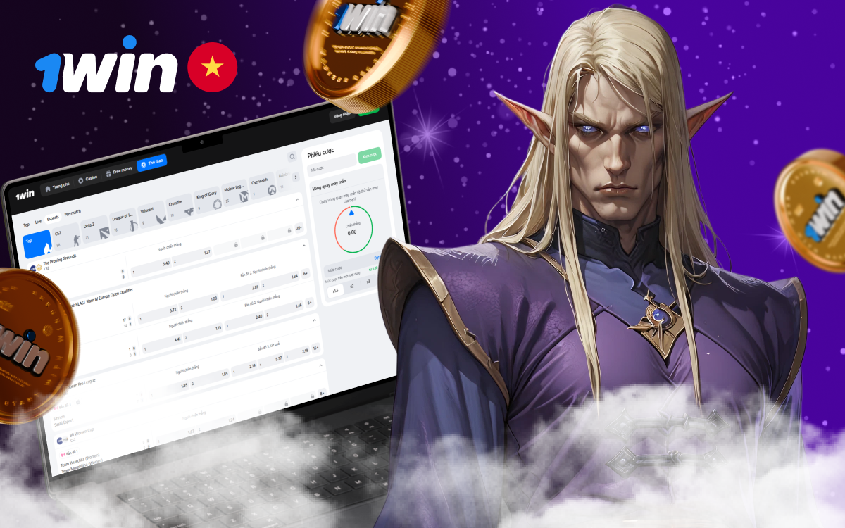 Đặt cược esports thuận tiện trên điện thoại với 1win.